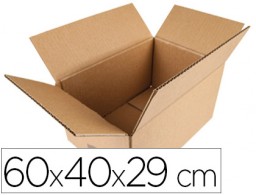Caja embalaje Q-Connect cartón 5 mm. 600x400x290 mm.